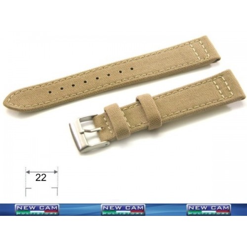 CINTURINO IN CORDURA / LORICA BEIGE 22MM - TRASPORTO INCLUSO