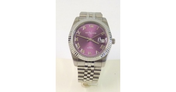 Montre Automatique Kriss Kador - Référence C846937V - Acier, étanche, Avec Date - Neuf Avec étiquettes